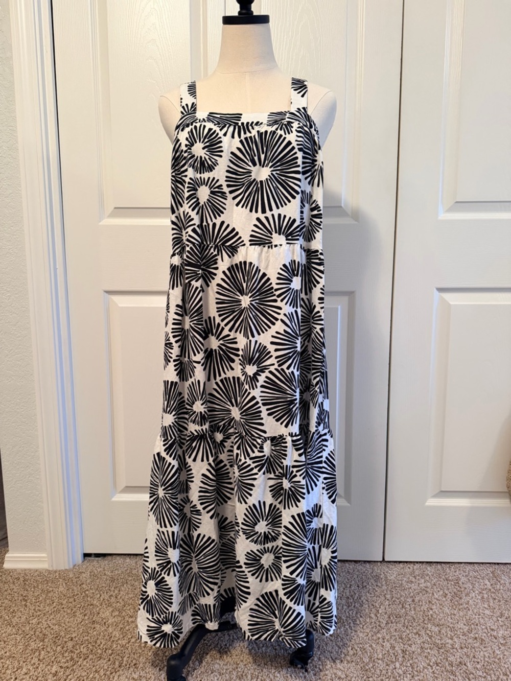 LOFT Floral Tiered Maxi Dress